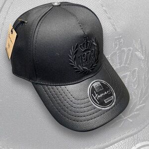 Black Embroidered Cap adjustable SnapBack “crowned in 1979”